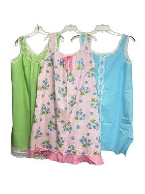 Vintage Night Gowns Lot of 3 Sears and Other Size 38-40